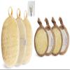 Natural Loofah Sponge Exfoliating Body Scrubber and Soft and Easy Foaming Face Exfoliating Loofah Pad Scrubber view 1
