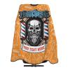 Custom Barber Skull Haircut Barber Cape for Men Women, Personalized Text Logo Salon Haircut Cape, Customized Hair Cutting Cape Hairdressing Apron for Home Salon Barbershop view 1