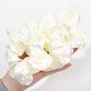 16 Pcs Scrunchies for Women - White Satin Silk Scrunchies for Girls Hair Ties Elastics Bands Ponytail Holder Hair Accessories view 2