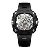 Ciga Design X051-BS01-W5B Men's Automatic Watch Series X Eye of Hours BK x Silver Bio Ceramic Genuine Product Black, Silver view 1