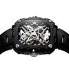 Ciga Design X051-BS01-W5B Men's Automatic Watch Series X Eye of Hours BK x Silver Bio Ceramic Genuine Product Black, Silver view 3
