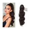 Ponytail Hair Extension Pony Tail Hair Extension, 24" Long Body Wave Ponytail Extensions Claw Clip in Fluffy Curly Ponytail Heat Resistant Synthetic Hair Pieces for Women Ponytail Hairpiece ( Color : view 1
