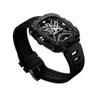 Ciga Design X051-BB01-W5B Men's Automatic Watch, Series X Eye of Hours Bio-Ceramic, Genuine Product, Black, Black view 4