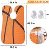 Xiaoyanbd Basketball Texture Beard Bib Apron,Beard Hair Catcher for Men Shaving,Fathers Day Anniversary Christmas Gifts for Dad Husband,Beard Bib with 2 Suction Cups view 3