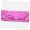 Healeved 2pcs Silicone Bath Towel Exfoliating Back Scrubber for Body Cleaning Durable Bathroom Massage Brush Comfortable and Easy to Use for Daily Shower Routine Blue view 2