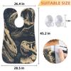 Xiaoyanbd Beard Bib Apron,Skeleton Dinosaur Beard Hair Catcher for Men Shaving,Fathers Day Anniversary Christmas Gifts for Dad Husband,Beard Bib with 2 Suction Cups view 3