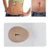 3D Silicone Belly Piercing Practice Model Reusable Soft Elastic Human Navel Display for Piercing Training Dark Skin Tone view 4