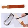 NOLITOY Leather and Canvas Double-layer Razor Strop for Straight Razor Sharpening Polishing Strap for Professional Barbers and Home Use view 2