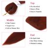 Pre Stretched Braiding Hair Copper Red Braiding Hair Braid in Hair Extensions 26 Inch Ginger Crochet Braiding Hair Easy Braid Crochet Box Braids Hair(350#6 packs) view 4