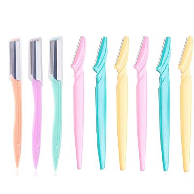 ZTRHYOO Eyebrow Razor 9 Pack, Precision Facial Hair Trimmer for Women, Eyebrow Shaper Facial Razor for Men
