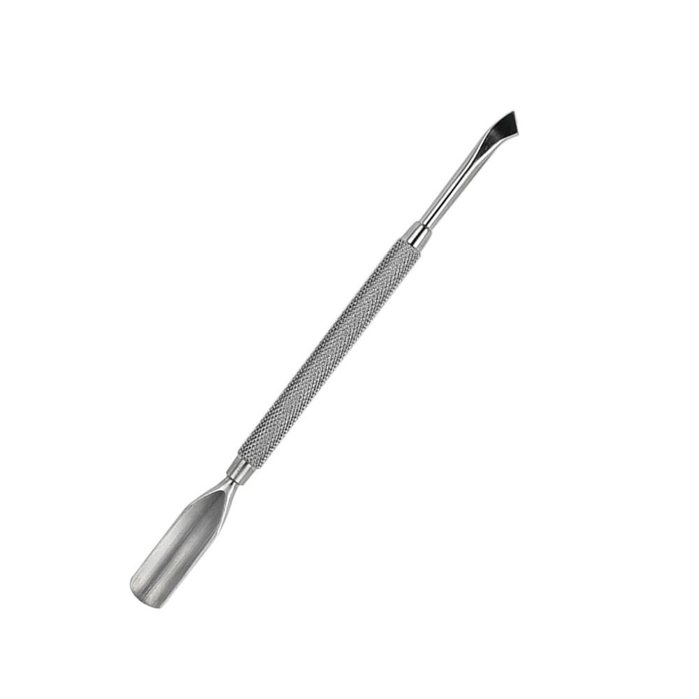 Healeved Cuticle Pusher Nail Scraper Cuticle Nail Pusher Metal Cuticle Scraper Stainless Steel Cuticle Remover and Cutter for Manicure and Pedicure