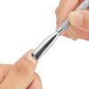 Healeved Cuticle Pusher Nail Scraper Cuticle Nail Pusher Metal Cuticle Scraper Stainless Steel Cuticle Remover and Cutter for Manicure and Pedicure view 2