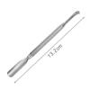 Healeved Cuticle Pusher Nail Scraper Cuticle Nail Pusher Metal Cuticle Scraper Stainless Steel Cuticle Remover and Cutter for Manicure and Pedicure view 3