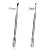 Healeved Cuticle Pusher Nail Scraper Cuticle Nail Pusher Metal Cuticle Scraper Stainless Steel Cuticle Remover and Cutter for Manicure and Pedicure view 4
