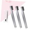 Beavorty 3pcs Stainless Steel Eyebrow Tweezers Precision Cosmetic Tool for Eyebrow Shaping Lightweight Design for and Multi-purpose Makeup Essential for Women view 2