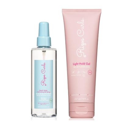 Rizos Curls Beach Waves Texturizing Salt Spray & Light Hold Gel Bundle