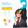 Didiseaon 3pcs Decorative Flower Hair Clips for Women and Teens Large Hair Accessories and Light Versatile and Lightweight Hairpins for Hairstyles view 3