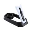 Outanaya Foldable Electric Shaver Holder Draining Base and Brush for Easy Cleaning Compact Design for Space Saving for Dad Boyfriend Husband Black view 1
