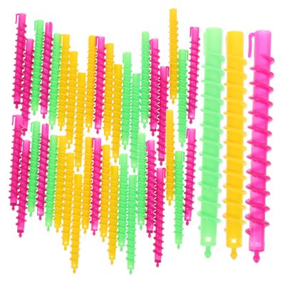Didiseaon 100pcs Spiral Perm Rods Cold Wave Curling Tools for Long Hair Non-slip Design for Diy Hairstyles for Home Salon Use Multi-functional Hair Styling