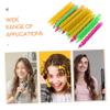 Didiseaon 100pcs Spiral Perm Rods Cold Wave Curling Tools for Long Hair Non-slip Design for Diy Hairstyles for Home Salon Use Multi-functional Hair Styling view 2