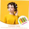 Didiseaon 100pcs Spiral Perm Rods Cold Wave Curling Tools for Long Hair Non-slip Design for Diy Hairstyles for Home Salon Use Multi-functional Hair Styling view 4