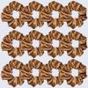 12 Pcs Satin Silk Scrunchies, Soft Hair Ties, Fashion Hair Bands, Bow Ropes, Elastic Bracelets, Ponytail Holders, Accessories for Women and Girls (4.5 Inch, Brown) view 4