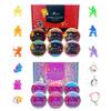 Bath Bombs for Kids with Surprise Ninja and Unicorn Toy Inside, 6 Bubble Bath Bombs Fizzies, Fruity Scents, Relaxing Aromas, Gentle and Kids Safe with Bath Toys view 1