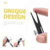 NinthAvenue Basics Compact Eyebrow Pencil Sharpener Aluminum Alloy Double Sided U-Shape Slot Sharpener for Brow Pencil Makeup view 3