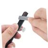 NinthAvenue Basics Compact Eyebrow Pencil Sharpener Aluminum Alloy Double Sided U-Shape Slot Sharpener for Brow Pencil Makeup view 4