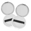 2pcs Empty Loose Powder Container Puff Portable Makeup Case for Travel for Cosmetics Crafts and Samples Sleek Design for Easy Cleaning view 1