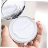 2pcs Empty Loose Powder Container Puff Portable Makeup Case for Travel for Cosmetics Crafts and Samples Sleek Design for Easy Cleaning view 4