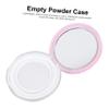 2pcs Box Loose Powder Box Mini Loose Powder Compact Travel Bottles for Toiletries Conditioner Gloss Loose Powder Compact Container Protein Powder Funnel to Go Lure Pot Pink Plastic view 3