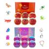 Bath Bombs for Kids with Surprise Dragon and Unicorn Toy Inside, 6 Bubble Bath Bombs Fizzies, Fruity Scents, Relaxing Aromas, Gentle and Kids Safe with Bath Toys view 1
