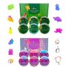 Bath Bombs for Kids with Surprise Dinosaur and Unicorn Toy Inside, 6 Bubble Bath Bombs Fizzies, Fruity Scents, Relaxing Aromas, Gentle and Kids Safe with Bath Toys view 1