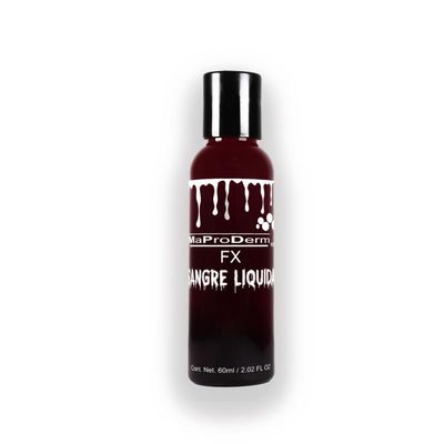 Maproderm Artificial Liquid Blood 60ml, Fake Blood Hallowen, Artificial Liquid Blood for Professional Makeup FX
