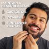 The Beard Club Premium Sandalwood Beard Oil for Men - Natural Castor & Sunflower Seed Oils - Beard & Mustache Conditioner - Hydrates, Moisturizes & Soothes Dry Skin - Strengthens Follicles (2PK) view 2