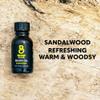 The Beard Club Premium Sandalwood Beard Oil for Men - Natural Castor & Sunflower Seed Oils - Beard & Mustache Conditioner - Hydrates, Moisturizes & Soothes Dry Skin - Strengthens Follicles (2PK) view 4