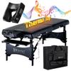 Therma-Top 30" Galaxy Professional Portable Massage Table Master Massage Package with Extra Music Face Cushion - Memory Foam Cushioning - Tattoo Table- Spa Salon Beauty Facial Bed view 1