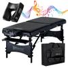 30" Galaxy Professional Portable Massage Table Master Massage Package with Extra Music Face Cushion - Memory Foam Cushioning - Tattoo Table- Spa Salon Beauty Facial Bed view 1