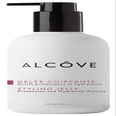 Alcve - Styling Jelly - Versatile Styling Product - Light Hold - Define Curls - All Hair Types - No Residue - Anti-frizz - Heat Protection - Mango Extract and Shea Butter - Color-Safe - 8.5 oz