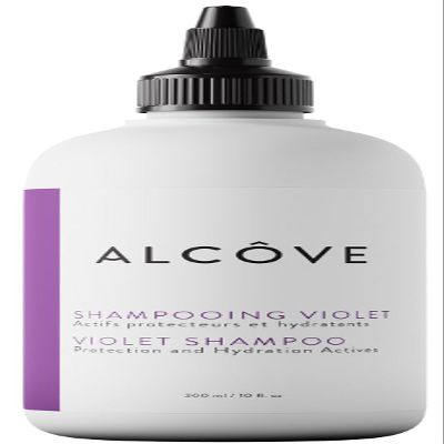 Alcve - Violet Shampoo - Evening Primrose Oil, Mango Extract, and Argan Oil - Sulfate-Free - Blonde Hair - Colored Hair - Neutralize Yellow Tones - Refresh Highlights - Color-Safe -10oz