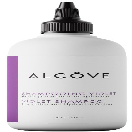 Alcve - Violet Shampoo - Evening Primrose Oil, Mango Extract, and Argan Oil - Sulfate-Free - Blonde Hair - Colored Hair - Neutralize Yellow Tones - Refresh Highlights - Color-Safe -10oz