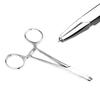 LIONGOTHIC Dermal Piercing Kits for All Piercings - 14G Dermal Tops 4mm CZ, Dermal Base 2mm Raise, MicroDermal Anchor Tube Insertion Hemostat Forceps 6", Dermal Punch 2mm Surface Skin Piercing Jewelry Tool Kit Supplies view 2