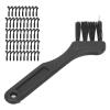 Mini Shaver Cleaning Brush, 50pcs Electric Shaver Cleaning Brush Hair Remover for Computer Keyboard Home Appliances Small Crevice Brush view 1
