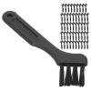 Mini Shaver Cleaning Brush, 50pcs Electric Shaver Cleaning Brush Hair Remover for Computer Keyboard Home Appliances Small Crevice Brush view 3