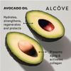 Alcve - Restructuring Mask - Revitalizes & Offers Manageability - Deep Conditioning Hair Mask Made with Avocado & Moringa Oils - Hydrate, Repair, and Fortify Damaged Hair - Color-Safe - Vegan - 8.5oz view 3