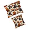 ZHANGYWFS 2 PCS Cosmetic Shrapnel Bag Squeeze Top Makeup Toiletry Bags Sturdy Vegan Leather Tote Pocket Large Accessories Cute Mom Tools Beauty Slim Holder Set Vacation Hats view 1