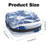 VTGHDEEQ Small Travel Makeup Bag,Cosmetic Bags for Women,Fishes Seagrass Coral,Period Bag view 3