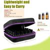 BLIRITEL EVA Essential Oils Organizer, 30 Bottles Hard Shell Essential Oil Storage Carrying Case, Essential Oils Boxes Holds 30 Bottles with 5ml,10ml,15ml (Purple) view 3