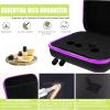BLIRITEL EVA Essential Oils Organizer, 30 Bottles Hard Shell Essential Oil Storage Carrying Case, Essential Oils Boxes Holds 30 Bottles with 5ml,10ml,15ml (Purple) view 4